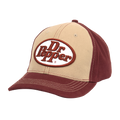 Dr Pepper Oval Logo Hat - Tan and Red by Tee Luv