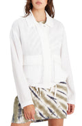 Sanctuary Sea Breeze Jacket, White, Size Large by Vanessa Jane
