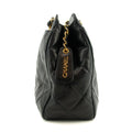 Chanel Matelasse Black Lambskin Chain Shoulder Bag 4 Series #2929 by Bolt Boutique