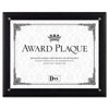 DAX Award Plaque, Wood/Acrylic Frame, Up to 8.5 x 11, Black
