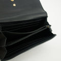 Gucci Black Sherry Line Leather Sylvie Long Wallet #2940 by Bolt Boutique