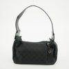 Gucci Black GG Canvas x Leather Shoulder Bag #2942