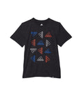 Adidas Big Boys Short Sleeve Aeroready Badge of Sport T-Shirt by Vanessa Jane