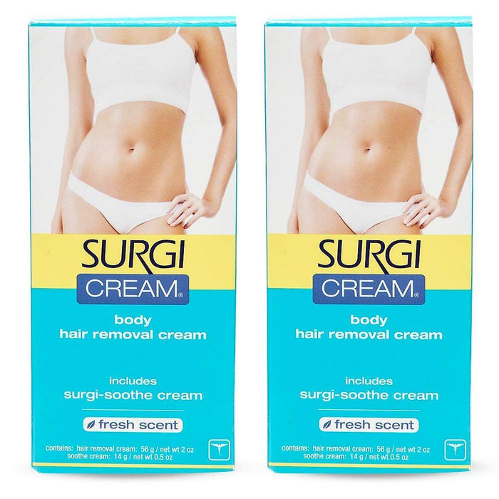 Surgi Cream Body Hair Remover Cream, Fresh Scent, 2 Oz by Pasteur Pharmacy