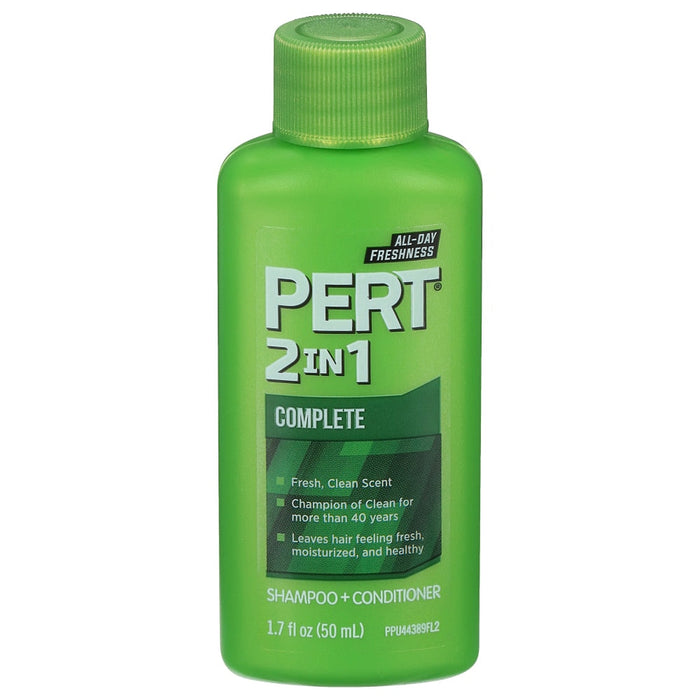 Pert Shampoo & Conditioner, 2 In 1, Classic Clean 1.7 Fl Oz by Pasteur Pharmacy