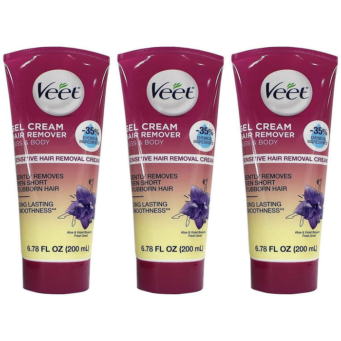 Veet Legs & Body Hair Remover Gel Cream, Sensitive Formula - 6.78 Fl Oz by Pasteur Pharmacy