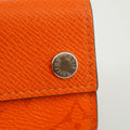 Louis Vuitton Orange Taigarama Discovery Compact Mini Wallet #2952 by Bolt Boutique