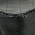 Chanel Matelasse Lambskin Black Single Flap Shoulder Bag #2958 by Bolt Boutique