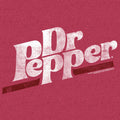 Tee Luv x Comfort Colors Distressed Dr Pepper Logo T-Shirt - Brick Red by Tee Luv