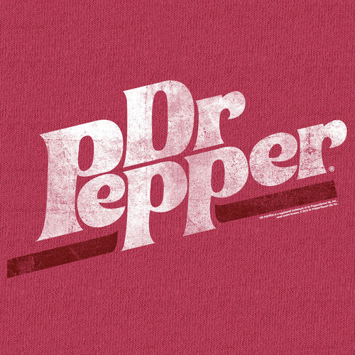 Tee Luv x Comfort Colors Distressed Dr Pepper Logo T-Shirt - Brick Red by Tee Luv
