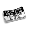 Stuck Between -  Hard Hat Decal