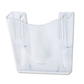 deflecto Euro-Style DocuPocket Portrait Wall File, A4/Letter/Magazine/Portfolio Size, 10.25" x 4" x 10", Clear