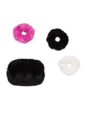 Apparis Francesca Bundle Set Faux fur Set of 3 scrunchies and Bag by Vanessa Jane