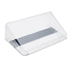 deflecto Magnetic DocuPocket Wall File, Letter Size, 13" x 4" x 7", Clear