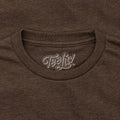 A&W Faded Logo T-Shirt - Brown by Tee Luv