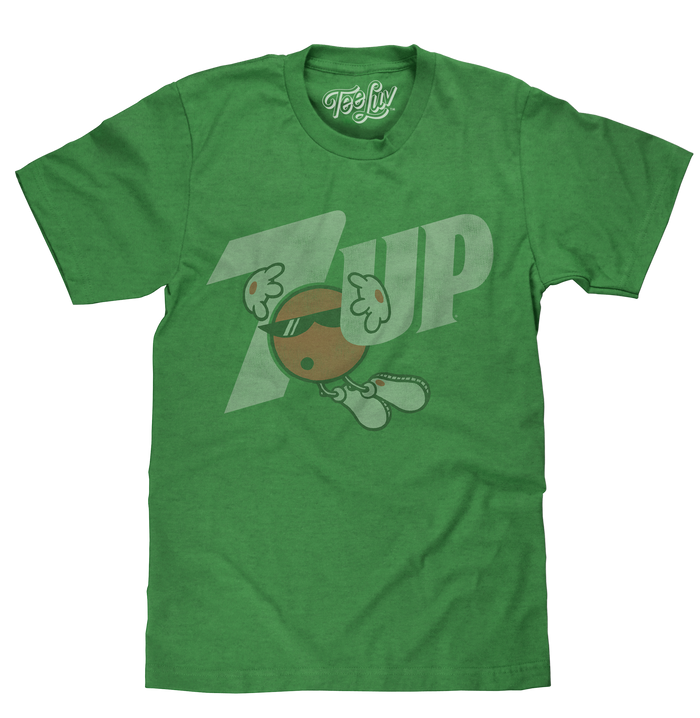 7UP Logo T-Shirt - Green by Tee Luv