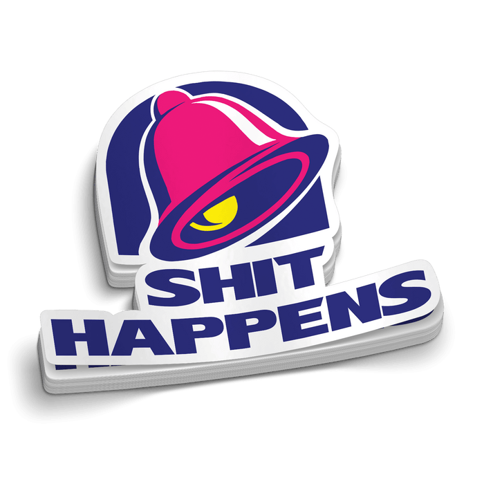 Shit Happens - Hard Hat Decal by Armed American Supply