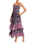 Rococo Sand Printed Tiered Maxi Dress by Vanessa Jane