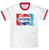 Pepsi Ringer T-Shirt - White and Red