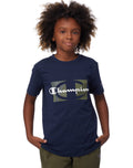 Champion Big Boys Pixel Script T-Shirt by Vanessa Jane