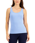 Jenni Cropped Rib-Knit Sleep Tank Top by Vanessa Jane