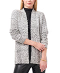 Vince Camuto Boucle Open-Front Cardigan, Size Large by Vanessa Jane