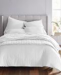 Oake Cotton Tencel Blend Reversible 3 PC. Duvet Cover Set, King by Vanessa Jane