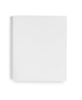 Oake Cotton Tencel Solid 300-Thread Count Queen Flat Sheet by Vanessa Jane