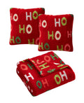 Birch Trails Holiday Prints 3 Pack Decorative Pillows and Throw, 50 x 60 by Vanessa Jane