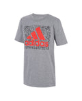 Adidas Big Boys Short Sleeve Aeroready Badge of Sport T-Shirt by Vanessa Jane