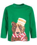 First Impressions Baby Boys Honey Bear Long-Sleeve Cotton T-Shirt by Vanessa Jane