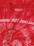 Faded Tuong Ot Sriracha Tie Dye T-Shirt - Spider Red by Tee Luv