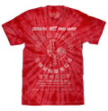 Faded Tuong Ot Sriracha Tie Dye T-Shirt - Spider Red by Tee Luv