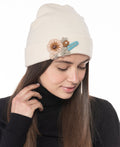 Inc International Concepts Floral Embroidered Beanie by Vanessa Jane