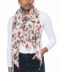 Inc International Concepts Floral-Print Triangle Scarf by Vanessa Jane