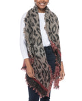 Inc International Concepts Leopard Sequin Wrap by Vanessa Jane