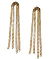 Inc International Concepts Gold-Tone Fringe Linear Earrings