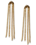 Inc International Concepts Gold-Tone Fringe Linear Earrings by Vanessa Jane
