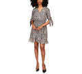 Michael Michael Kors Cheetah-Print Tie-Cuff Dress, Size XS by Vanessa Jane
