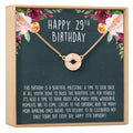 29th Birthday Necklace, Multiple Styles by Dear Ava