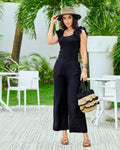 Boston proper Malibu Linen Cropped Pant, Size Small by Vanessa Jane
