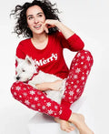 Family Pajamas Womens Snowflake Mix It Set by Vanessa Jane
