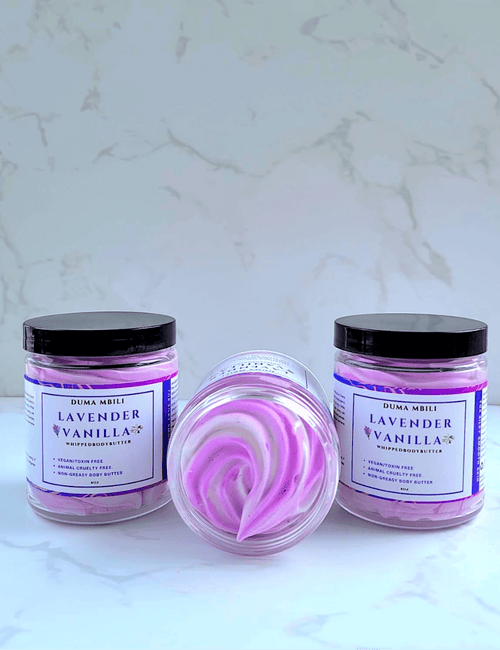 Lavender Vanilla Whipped Body Butter by Duma Mbili LLC
