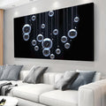 Modern Abstract Bubbles Wall Art by Tailored Canvases