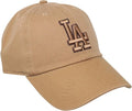 47 Brand Los Angeles Dodgers Clean Up Baseball Cap, Camel Brown, One Size by I-Max Fashions