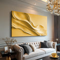 Gold Minimalist Wall Art II by Tailored Canvases
