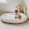 Macrame Round Play Mat by Finn + Emma