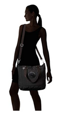 Kipling TM5500 Shopper Black Combo Tote Handbag by Vanessa Jane