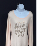 Xhilaration Womens Printed Long Sleeve Thermal Top, Size Small by Vanessa Jane