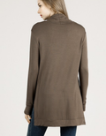 Bamboo Loose Fit Turtle Neck Top - Dk. Olive by Boutique 23